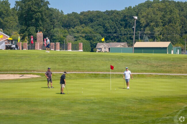 Giant Oak Golf Club sits at the north end of Temperance just under the water tower.