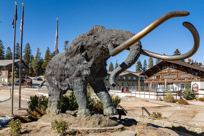 Mammoth Mountain Ski Area in Mammoth Lakes is home to the iconic namesake statue.