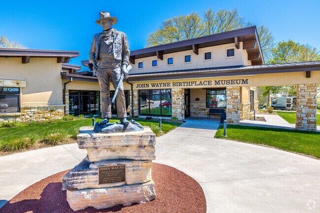 John Wayne was born in Winterset in 1907, and his childhood home is an international attraction.
