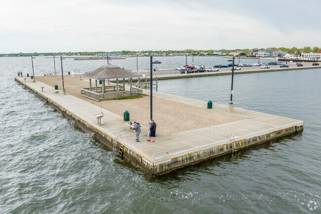 Medford fishing enthusiasts can enjoy the pier at Shorefront Park.