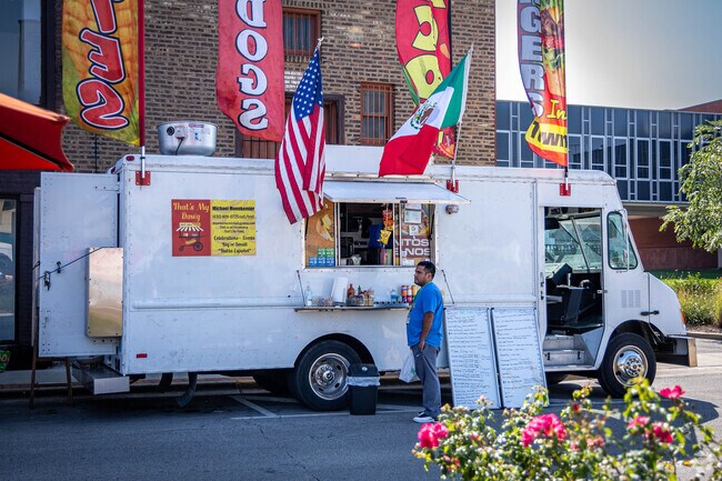 Food trucks are a popular option for a quick meal around Aurora.