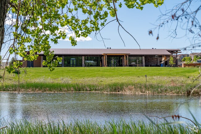 Skyestone residents gather at the Lodge for social and wellness activities.