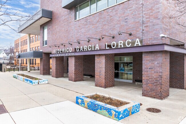 Garcia Lorca Elementary School is located in the Avondale neighborhood of Chicago.