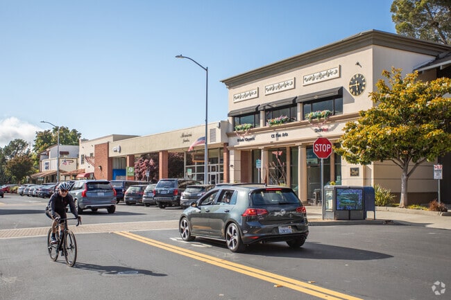 Central Orinda's downtown is small but full of charm and character.