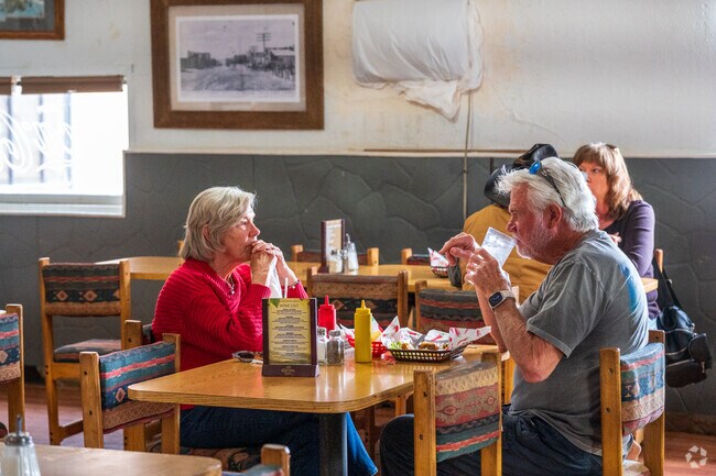 Locals gather for a meal at the Willard Cantina & Cafe.