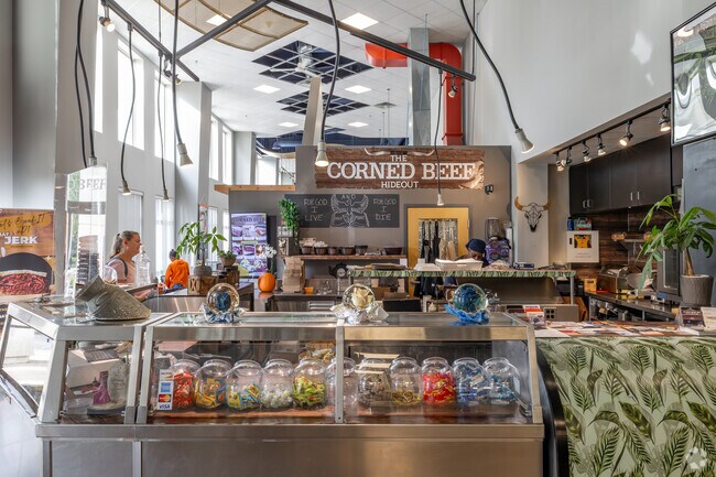 Residents of Wesglen craving delicious deli sandwiches can head to The Corned Beef Hideout.