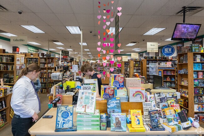 Half Price Books near Sunny Lane offers great prices on books and vinyl records.