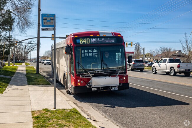 Sunset residents can use the bus to get around town.