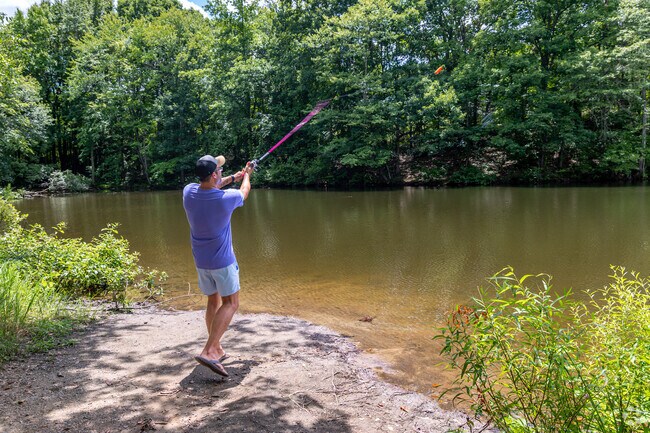 You can spend the day catch and release fishing at the Anne Springs Close Greenway.