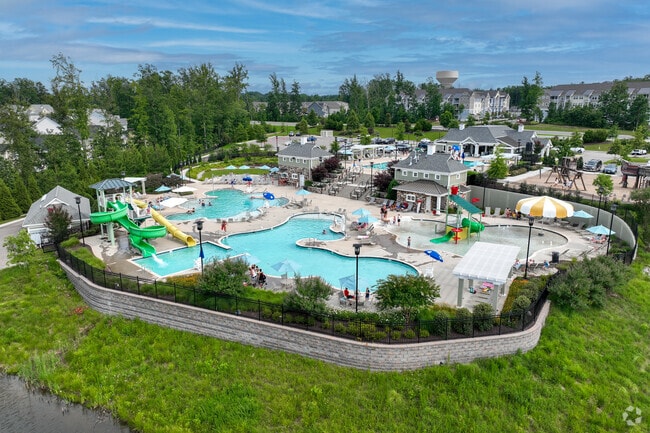 Magnolia Green Aquatics Center offers summer fun with pools and water slides.