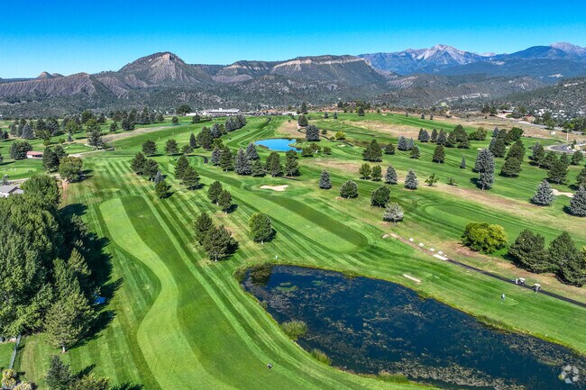 The Hillcrest Golf Club is set above the mountain town of Durango.
