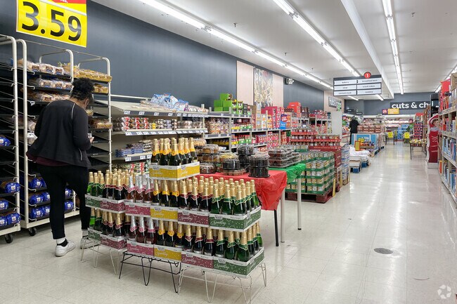 Located in the Pasadena Park neighborhood, Save A Lot offers fresh bread and wine products.