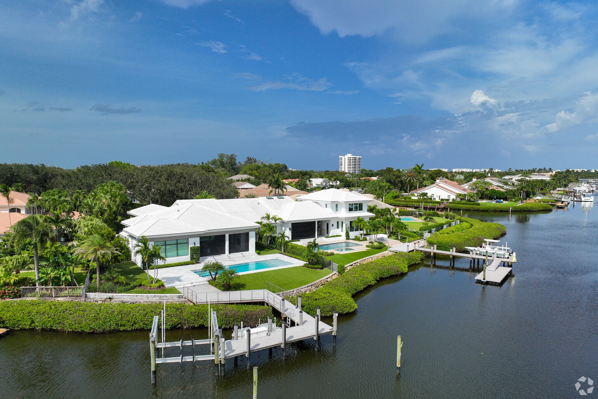 Privacy is key element in Admiral`s Cove neighborhood.
