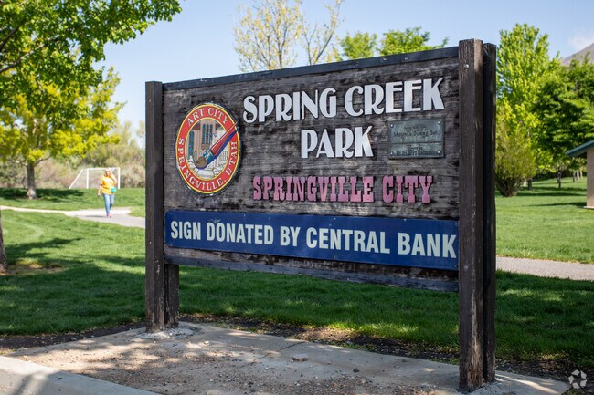 Spring Creek Park, located near the Springville, offers plenty of walking trails.