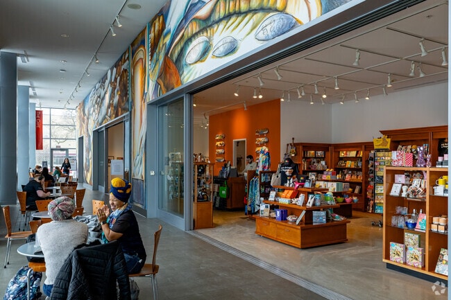 The Flint Institute of Art cafe is a popular stop in College Cultural Neighborhood.