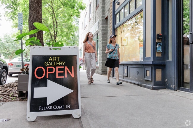 State of the Art, an artist collective in Downtown Ithaca, features works from local artists.