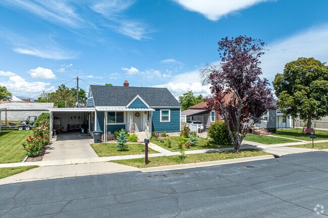 Charming ranch-style homes can be found in the Spanish Fork community.