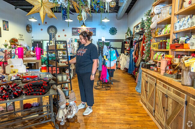 Locals can shop for clothes and home decor in downtown Ellsworth.