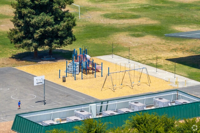 The playground at Alpha Elementary School in Madera.