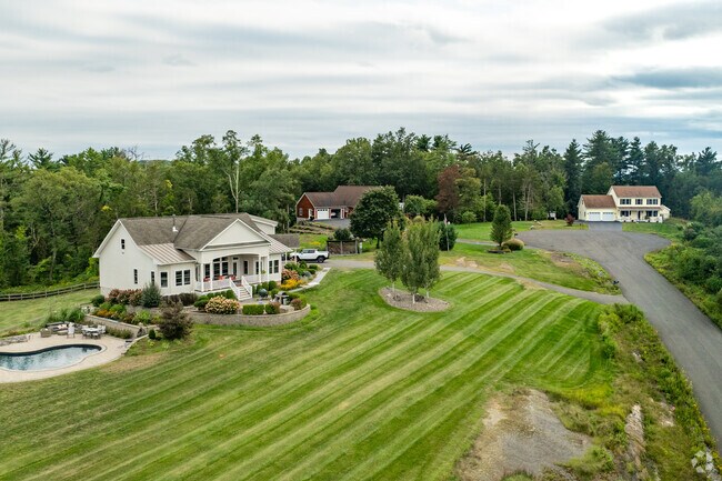 Hurley is home to some large properties on spacious lots.