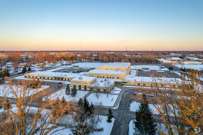 Bendle High School's four parking lots provide plenty of spaces for teachers and parents.