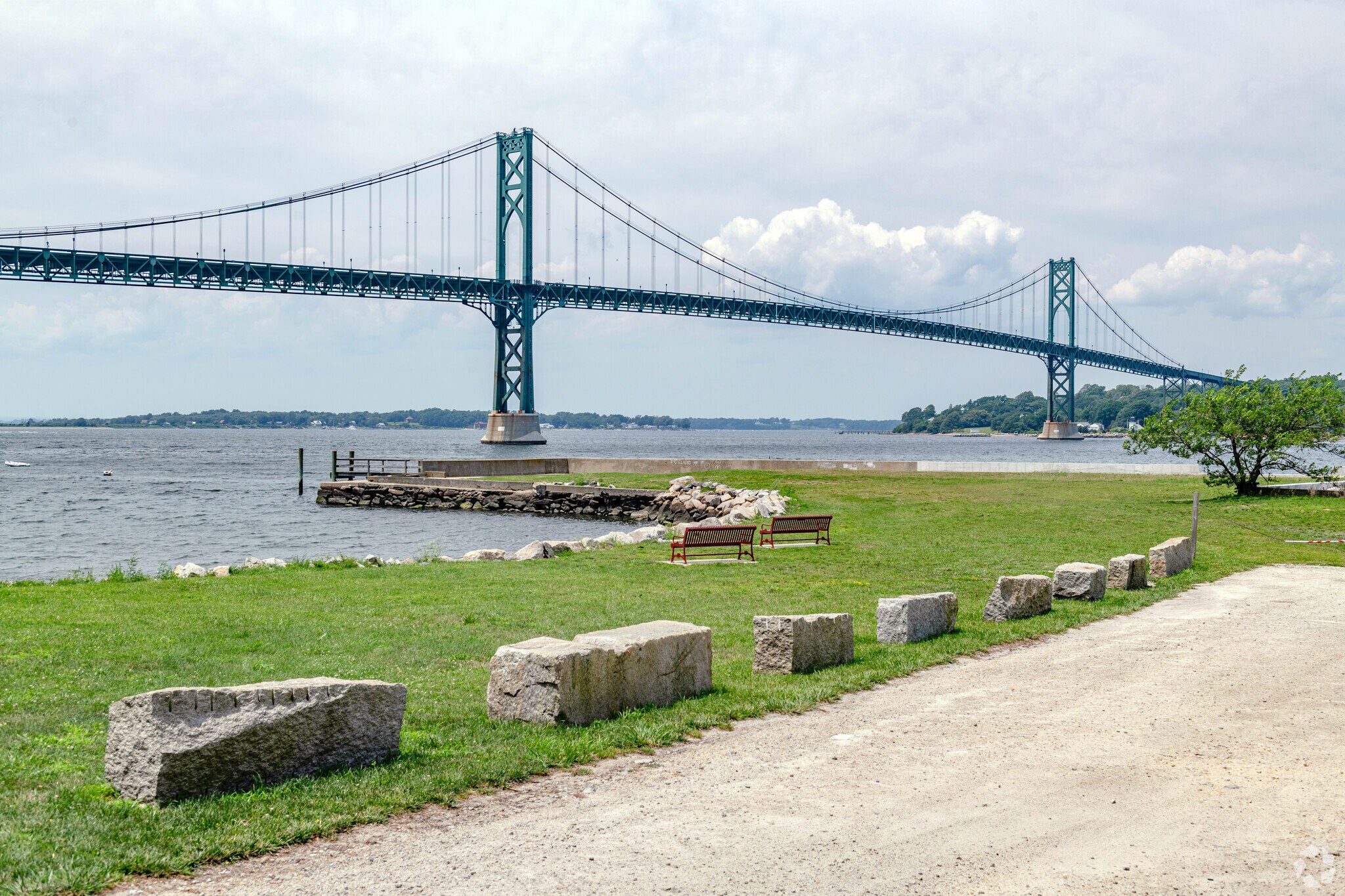 The Mount Hope Bridge opened in 1929 linking the Bristol Ferry neighborhood to the mainland.