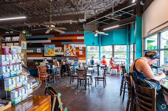 Addicted to The Bean is a cozy coffeehouse in Village Green serving breakfast sandwiches and more.