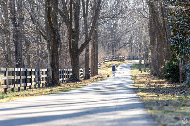 Garden Springs residents can hop over to the Beaumont Trail via Cardinal Run Park South.