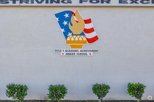 R. F. Hazard Elementary School has a title 1 Academic Achievement Award.