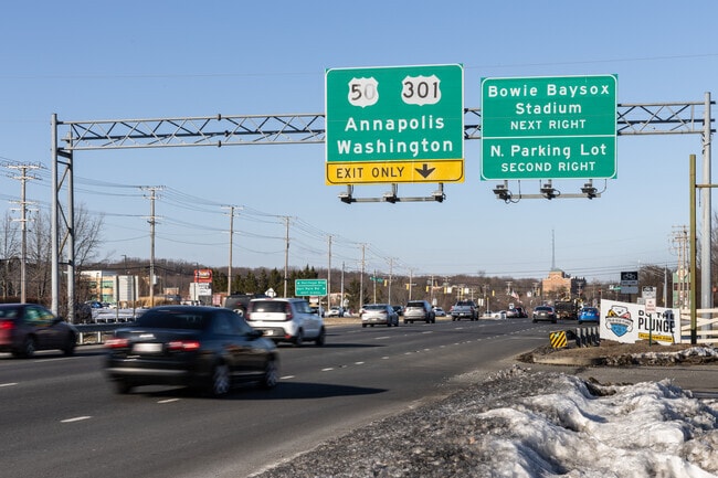 Route 50 is just a few miles north and will take you to Annapolis or DC  from Bowie.
