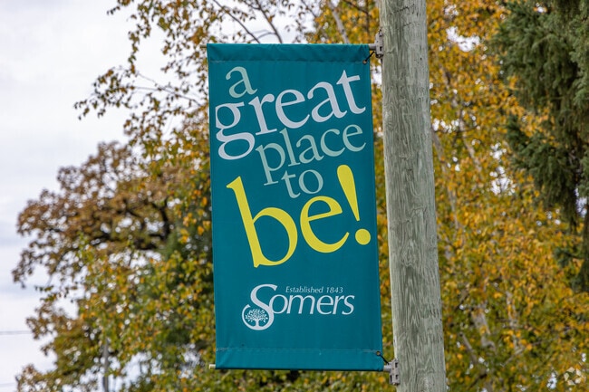 A lovely sign on display in the Village of Somers.