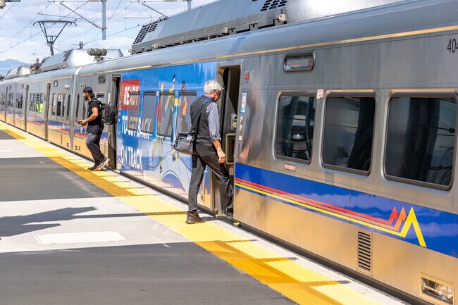 The RTD light Rail runs right through the Morris Heights neighborhood.