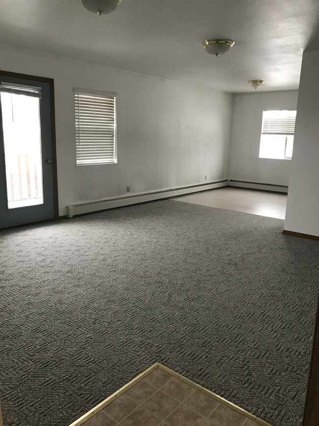 Living room looking toward the deck