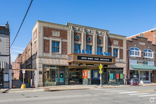 Residents can enjoy a film at the Bryn Mawr Film Institute, a charming historic theatre.