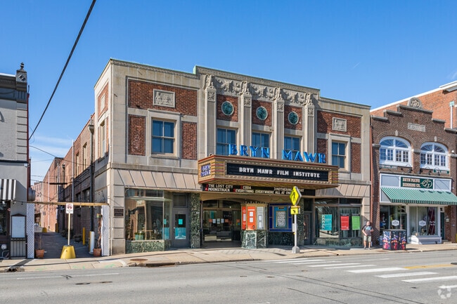 Residents can enjoy a film at the Bryn Mawr Film Institute, a charming historic theatre.