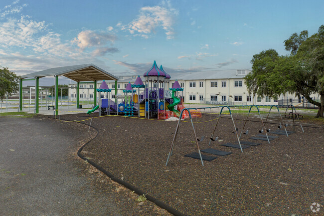 Shared playground between Narcoossee Elementary and Middle Schools.