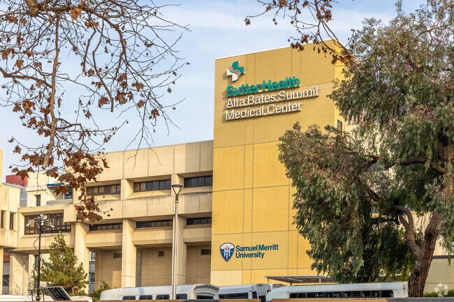 The closest hospital to Solano Hill is Alta Bates Summit Medical Center Herrick Campus, about 3.5 miles away.