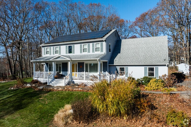 Modern amenities like solar panels help bring the homes of Wolcott into the modern era.