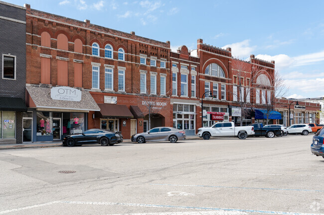 Downtown Princeton is a tidy, well-maintained area.