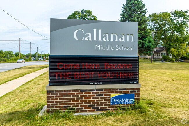 Callanan Middle School is one of Des Moines' oldest and most historic school buildings.