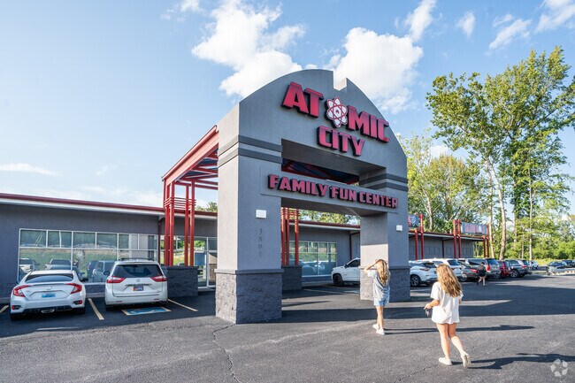 Atomic City in Cherokee has go karts, games, blowing and more for kids of all ages.