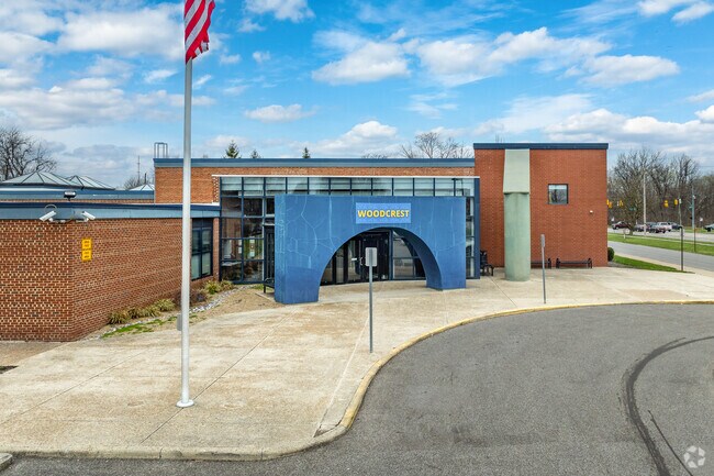 Woodcrest Elementary School in Pine Hills serves the children in grades PK, K-5.
