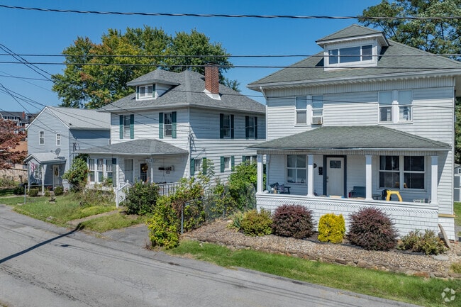 Two story housing can be found in the downtown central area of Westover.