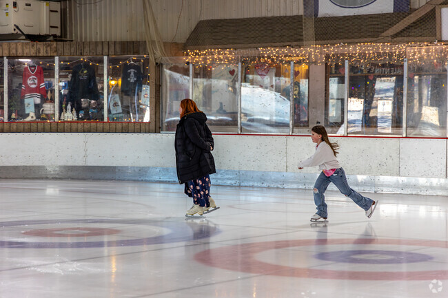 Take a short drive to the nearby Ice Chalet for ice skating and ice skating lessons.