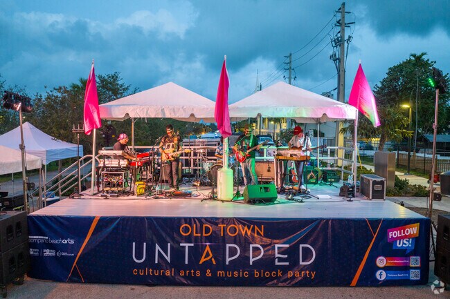 Downtown Pompano regularly holds its Untapped fair and concert.