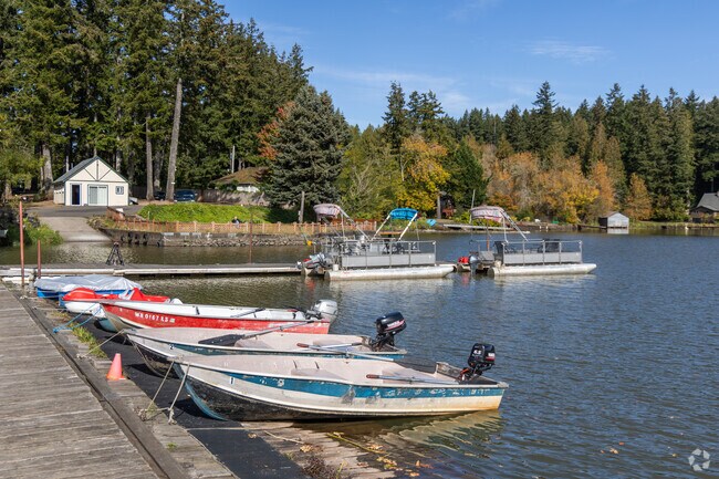 Silver Lake Resort offers boat rentals to explore the lake.