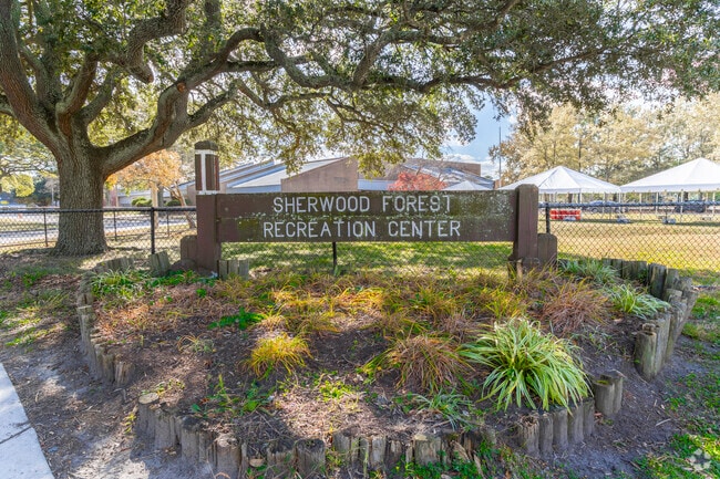 Engage in community activities at Sherwood Forest Recreational Center.