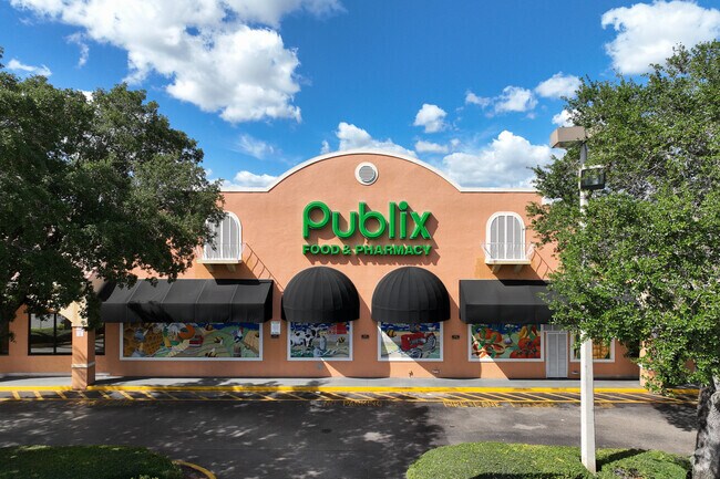 Palm Springs North locals can  grab groceries the Garden Square Publix.