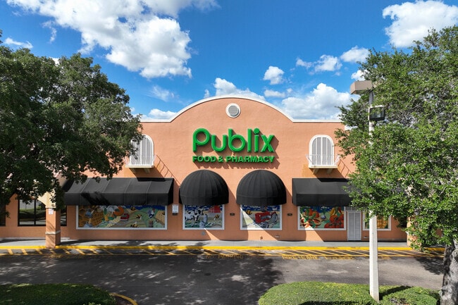 Palm Springs North locals can grab groceries at the Garden Square Publix.