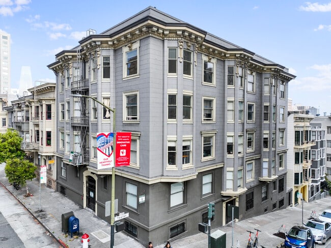 A quaint building in Lower Nob Hill.